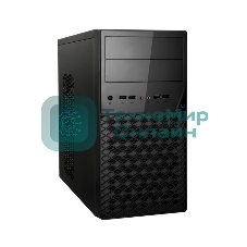 Компьютерный корпус ExeGate EX284031RUS Minitower BA-203U Black, mATX, (AA500, 80мм), 2хUSB+1хUSB 3.0, Audio