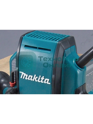 Фрезер Makita RP0900K 900Вт,27000об\м,ход-35мм,цанга-6\8мм,2.7кг,чем