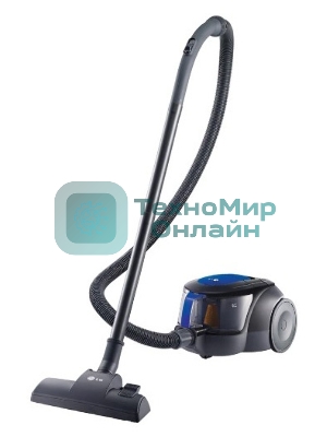 Пылесос LG VK69662N синий, 350/1600 Вт, уборка сухая, пылесборник контейнер 1.2 л