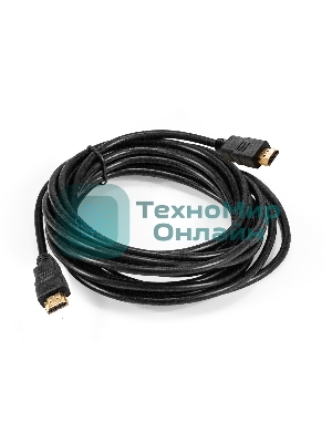 Кабель HDMI ExeGate EX-CC-HDMI-4.5 (19M/19M, 4,5м, v1.4b, позолоченные контакты)