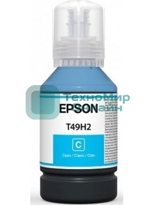 Картридж струйный C13T49H20N Epson T49H2 (SureColor SC-T3100x, 140мл, cyan)