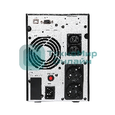 Источник бесперебойного питания Сайбер Электро ИБП ЭКСПЕРТ-II-2000 Онлайн, Напольное исполнение 2000ВА/1800Вт USB/RS-232/SNMPslot (2 EURO + 2 IEC С13) (12В/7А·ч. х 4)