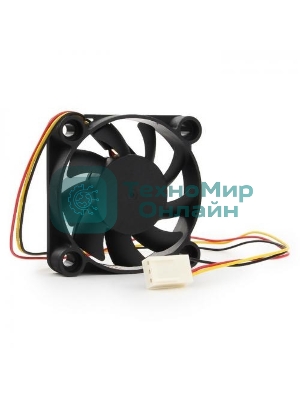 Вентилятор для корпуса Gembird черный, 50 мм, 5000 об/мин, 25 дБ, 3 pin
