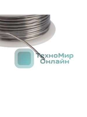 Припой Rexant с канифолью 100 г, Ø1.0 мм катушка, блистер