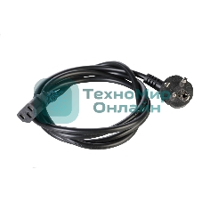 Шнур питания с заземлением IEC 60320 C13/EU-Schuko, 10А/250В (3x1,0), 5 м. (R-10-Cord-C13-S-5)