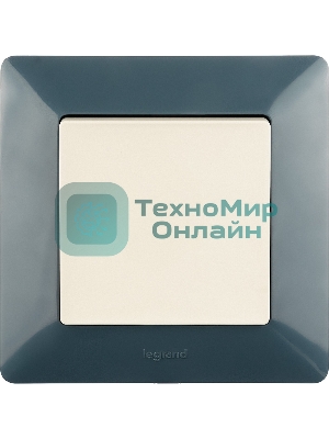 Механизм выключателя 1-кл. СП Valena Life 10А IP20 250 В 10АХ с лицевой панелью; безвинтовые зажимы сл. кость Legrand 752501