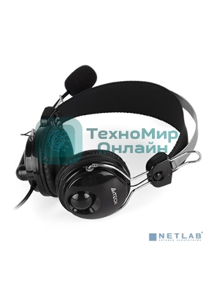 Гарнитура A4Tech HU-7P чёрный, проводная