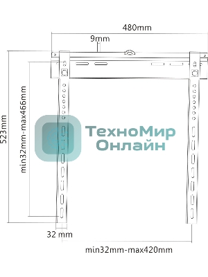 Кронштейн ULTRAMOUNTS UM816F 32