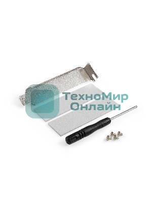 Переходник ExeGate EXE-597E4 (4 x M.2 M key -> PCI-E x16 v3.0, для установки четырех SSD M.2 2230/2242/2260/2280/22110 M key NGFF в слот PCI-E, материнская плата должна быть c функции Bifurcation PCI-E)