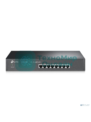 Коммутатор TP-LINK SMB TL-SG1008 8-port Gigabit Switch, 1U rack-mountable steel case