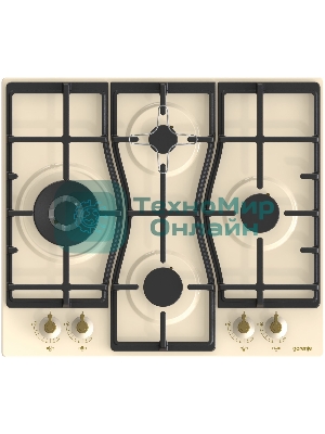 Газовая варочная панель Gorenje GW6D42CLI слоновая кость