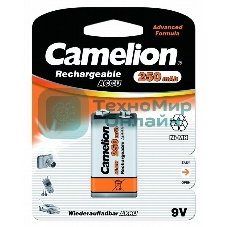 Аккумулятор Camelion 9V-250 mAh Ni-Mh BL-1 аккум-р,9В 5014