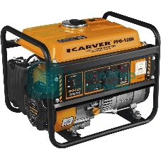 Электрогенератор бензиновый Carver PPG-1200, 1.05 кВт, 65 дБ, 24 кг