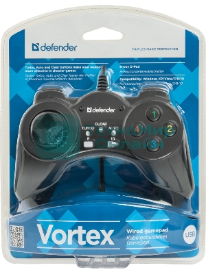 Геймпад Defender Vortex USB, 13 кнопок