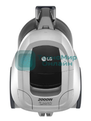Пылесос LG VC5420NNTS серебристый/черный, 380/2000 Вт, уборка сухая, пылесборник контейнер 1.3 л