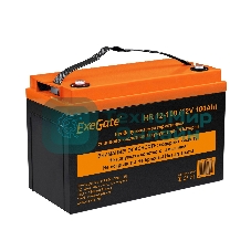 Аккумуляторная батарея ExeGate EX282987RUS HR 12-100 (12V 100Ah, под болт М6)
