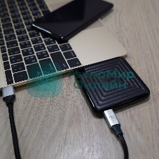 Внешний SSD 2TB Silicon Power PC60, External, USB 3.2 Type-C R/W - 540/500 MB/s черный