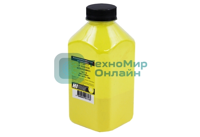 Тонер Hi-Black для HP CLJ CP3525/3530/4025/4525/M551, Тип 1.0, Y, 140 г, банка