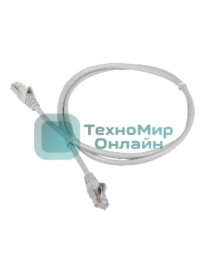Кабель Патч-корд LANMASTER LSZH FTP cat.5e, 5.0 м, серый