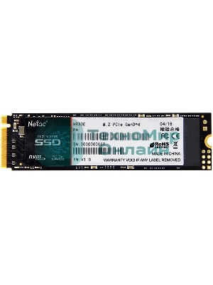 Накопитель SSD Netac N930E Pro, 256Gb, PCIe 3.1 x4, M.2 2280, NVMe, R/W 2040/1270