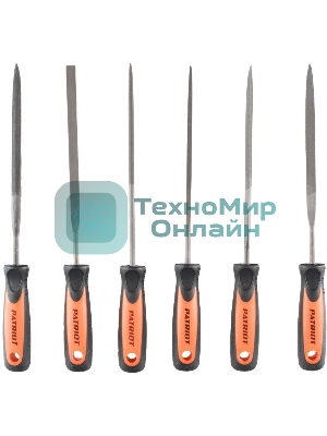 Набор надфилей Patriot NFS-6, 140мм, 6 предм.