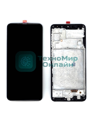 Дисплей для Samsung Galaxy A22 SM-A225F в сборе с тачскрином и рамкой (INCELL) черный