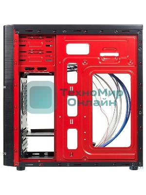 Компьютерный корпус Accord ACC-B301 черный без БП ATX 3x120мм 2xUSB2.0 2xUSB3.0 audio