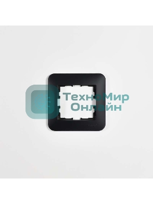 Рамка 1-м KARINA LIFE горизонт. черный бархат LEZARD 708-4200-146