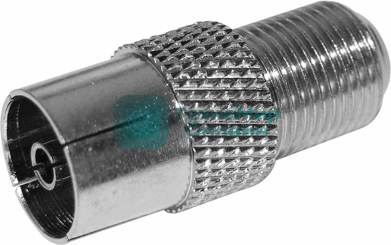 Переходник гнездо F-гнездо TV Rexant