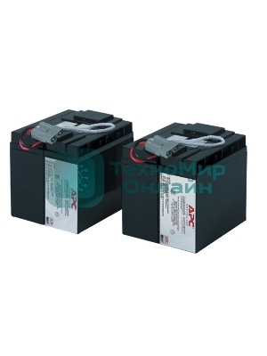 Батарея для ИБП APC RBC55 APC Replacement Battery Cartridge (2 шт. в уп-ке)