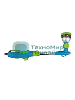 Распылитель Palisad LUXE 7 режимов, алюминиевая штанга, 500 мм, поворотная голова