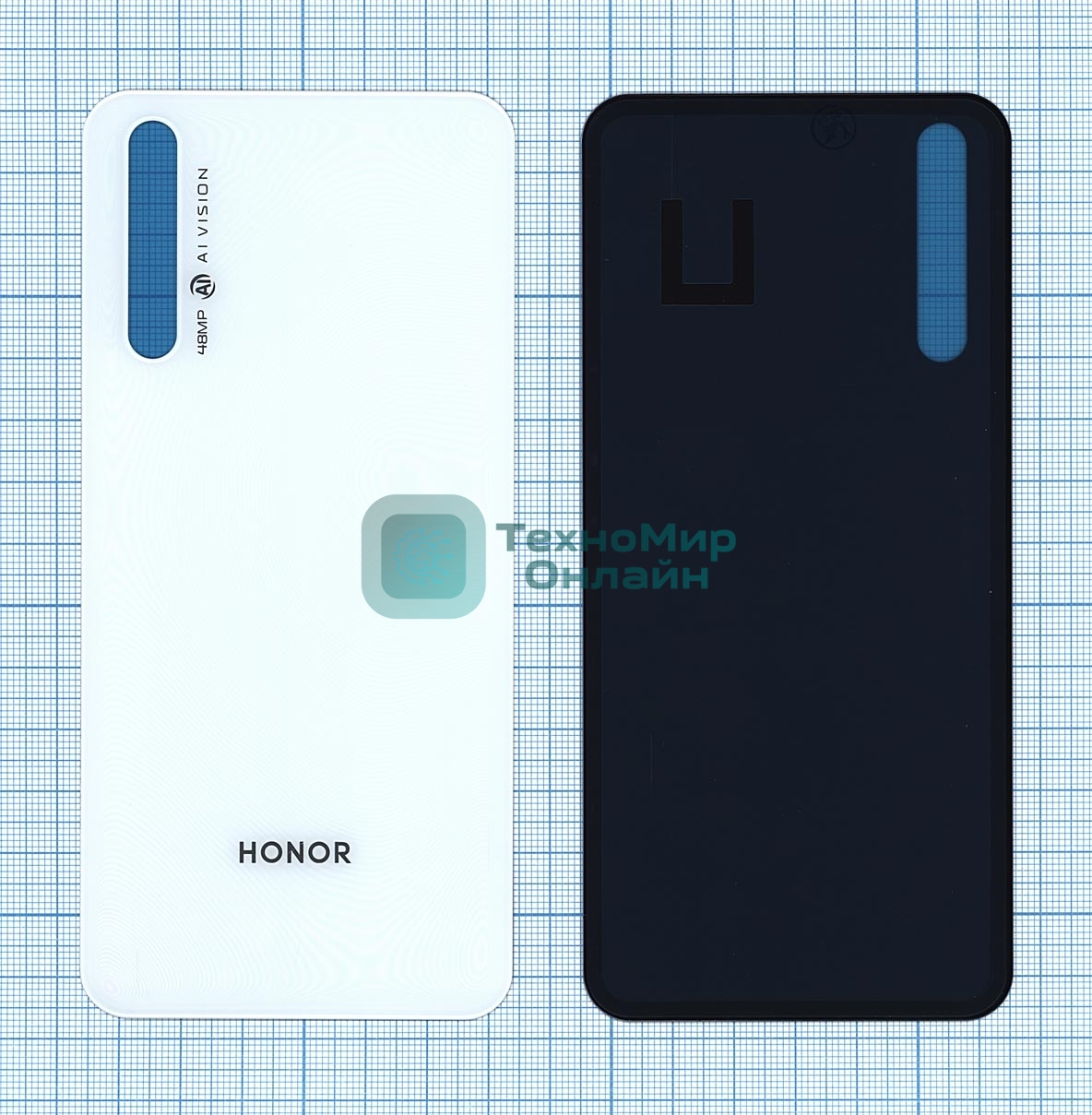 Задняя крышка для Huawei Honor 20S 2020 белый