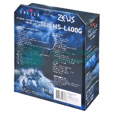 Гарнитура проводная с микрофоном Oklick ZEUS HS-L400G черно-синие 1.8м мониторы оголовье (NO-3000 LED)
