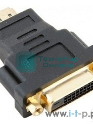 Переходник HDMI/DVI-D 19M/25F VCOM позолоченные контакты, VAD7819