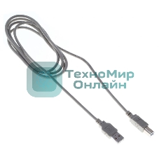 Кабель Buro BHP RET USB BM18 USB A(m) USB B(m) 1.8м серый блистер
