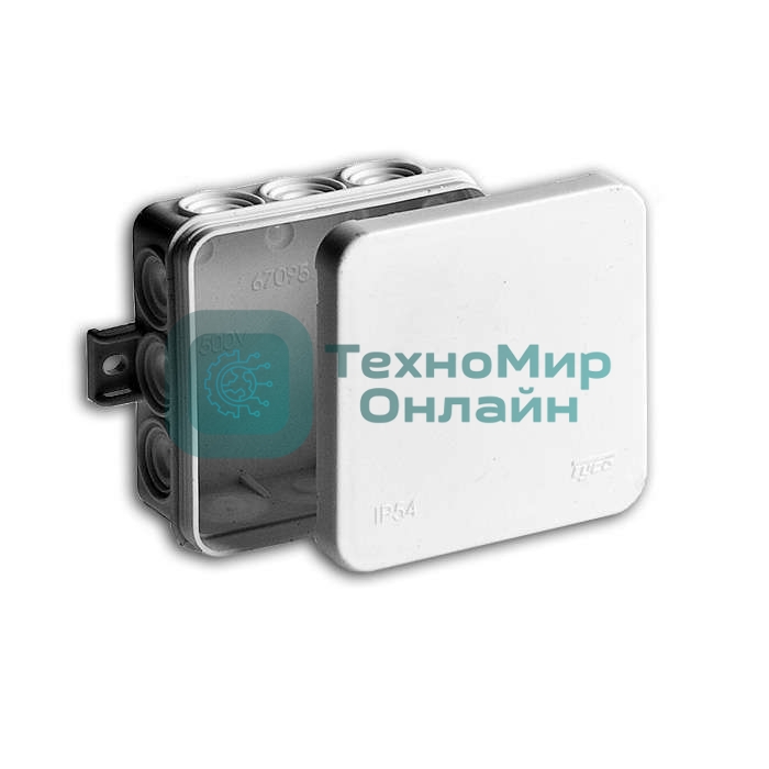 Коробка распределительная ОП 100х100х35 IP54 Рувинил 67095Б