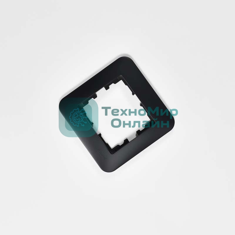 Рамка 1-м KARINA LIFE горизонт. черный бархат LEZARD 708-4200-146