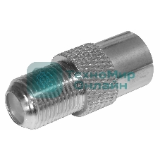 Переходник гнездо F-гнездо TV Rexant