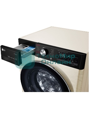 Стиральная машина LG F4V5VS9B бежевый, загрузка фронтальная 9 кг, 1400 об/мин, класс: А