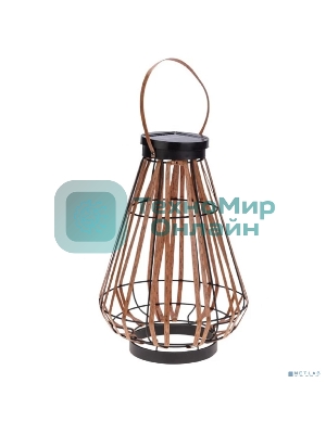 Светильник садовый Rexant Тростник, 35,5 см, 3000К, встроенный аккумулятор, солнечная панель, коллекция Бали