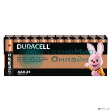 Батарейки DURACELL LR03-24BL BASIC AAA (MN2400) (24 шт. в уп-ке)