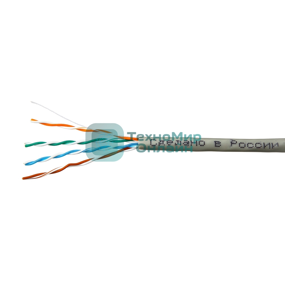 Кабель SkyNet Premium UTP indoor 4x2x0,51, медный, FLUKE TEST, кат.5e, однож., 100 м, box, серый