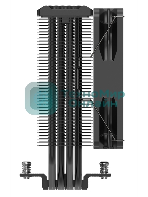 Кулер PCCooler Paladin EX400S черный 120мм алюминий+медь 1800rpm 28.6db 4-pin 180W 157мм