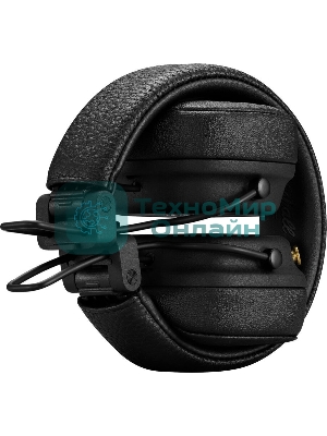 Беспроводные/проводные наушники Marshall Major IV черный, накладные, Bluetooth + проводной, беспроводная зарядка, до 80 ч
