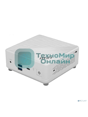 Неттоп MSI Cubi 5 1M-616XRU Core 7 150U (1.8) 16Gb SSD1Tb Graphics CR без ОС 2xGbitEth WiFi BT белый (9S6-B0A822-616)
