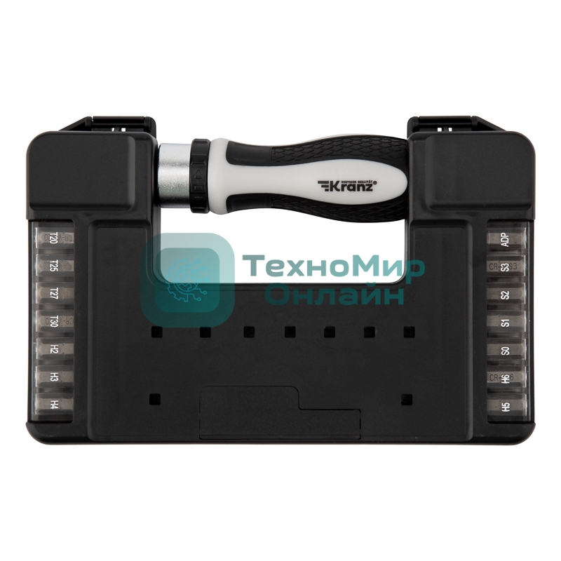 Набор отверток Kranz 38 предметов в кейсе
