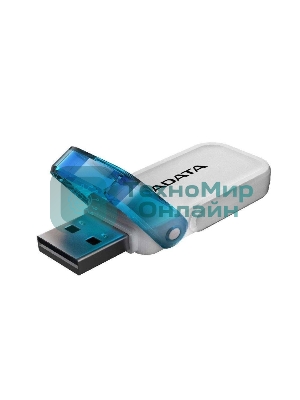Флешка USB ADATA UV240 (AUV240-32G-RWH), 32Gb, USB 2.0, R/W 15/5, белый/синий