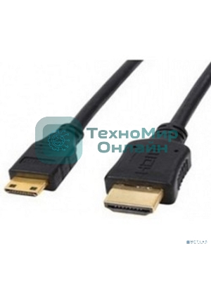 Кабель Exegate HDMI to miniHDMI (19M -19M) 1.8м, ver1.4, позолоченные контакты