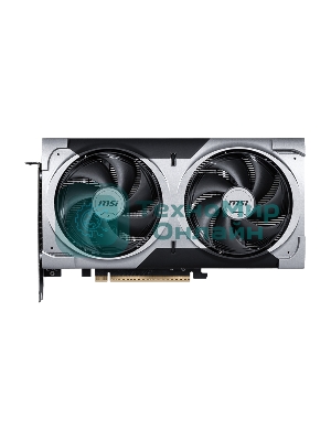 Видеокарта MSI RTX 5060 Ti VENTUS 2X OC PLUS, NVIDIA RTX 5060 Ti, 16 ГБ GDDR7, 128 бит, PCI-e 5.0, 1xHDMI, 3xDP, 2602 МГц