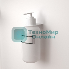 Держатель дозатора для жидкого мыла и шампуней Rexant на 1 флакон настенный, белый